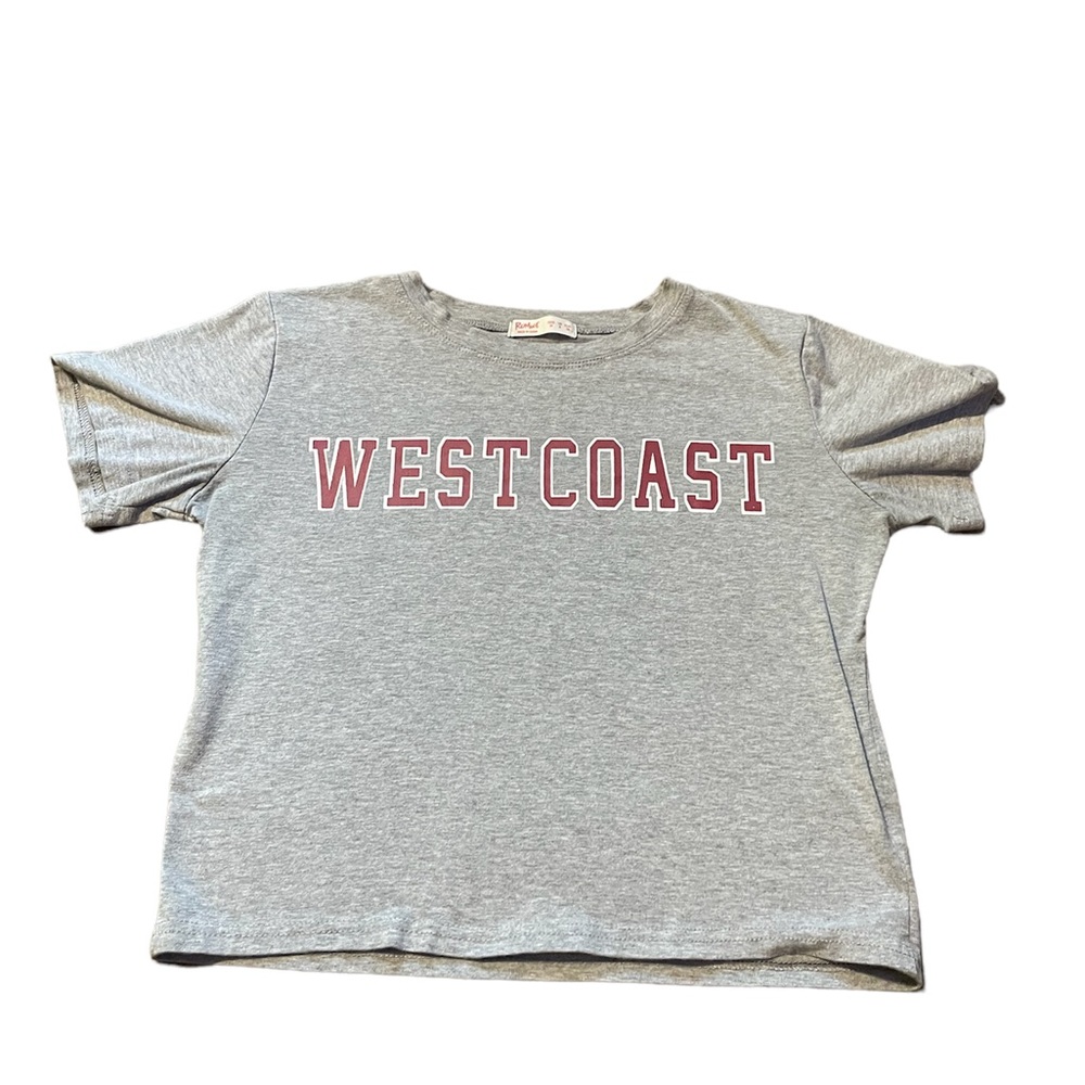 Romwe West Coast Crop Tee